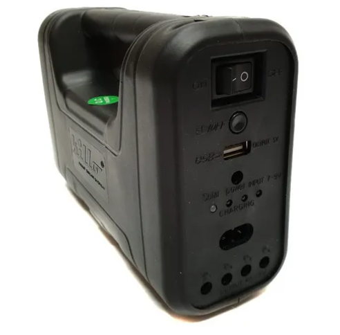 Kit Panel Solar +4 Bombillos + Batería